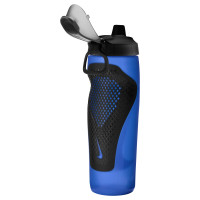 Nike Refuel Locking Drinkbus 709ML Blauw Zwart Zilver