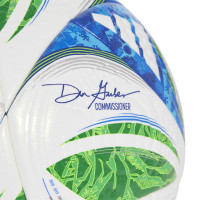 Ballon de football adidas MLS Pro taille 5 blanc vert bleu