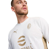 PUMA AC Milan Maillot d'Entraînement 2024-2025 Blanc Doré