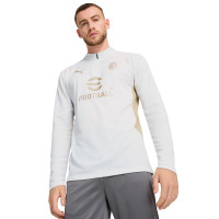 PUMA AC Milan Haut d'Entraînement 1/4-Zip 2024-2025 Blanc Doré