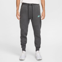 Nike Tech Fleece Sportswear Survêtement Gris Foncé Blanc Turquoise