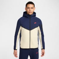 Nike Tech Fleece Sportswear Survêtement Bleu Foncé Beige Rouge