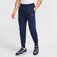 Nike Tech Fleece Sportswear Survêtement Bleu Foncé Beige Rouge