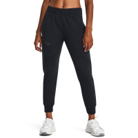 Pantalon de survêtement Unstoppable Unstoppable en polaire Under Armour pour femmes, noir et gris foncé