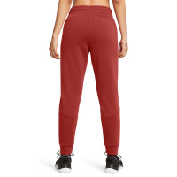 Under Armour Unstoppable Fleece Pantalon de Jogging Femmes Orange Noir