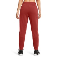 Combinaison de jogging Under Armour Unstoppable en polaire entièrement zippée à capuche pour femmes, rouge et noir