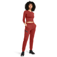 Pantalon de survêtement Unstoppable Unstoppable Under Armour pour femmes, rouge et noir