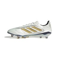 adidas Copa Pure 3 Elite Tease Gras Voetbalschoenen (FG) Wit Goud Zwart