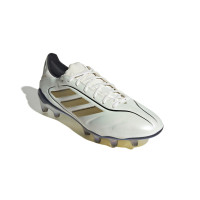 adidas Copa Pure 3 Elite Tease Gras Voetbalschoenen (FG) Wit Goud Zwart