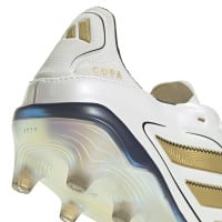 adidas Copa Pure 3 Elite Tease Gras Voetbalschoenen (FG) Wit Goud Zwart