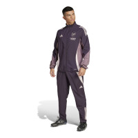 adidas Arsenal Présentation Veste d'Entraïnement 2024-2025 Mauve Foncé Beige Mauve