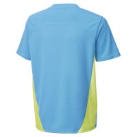 PUMA Manchester City Maillot d'Entraînement 2024-2025 Bleu Clair Jaune