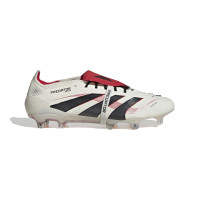 adidas Predator Elite FT Gazon Naturel Chaussures de Foot (FG) Blanc Noir Rouge