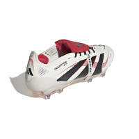 adidas Predator Elite FT Gazon Naturel Chaussures de Foot (FG) Blanc Noir Rouge