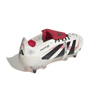 adidas Predator Elite FT Crampons Vissés Chaussures de Foot (SG) Blanc Noir Rouge