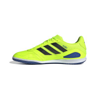 adidas Super Sala III Chaussures de Foot en Salle (IN) Néon Jaune Noir Bleu