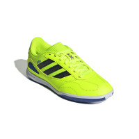 adidas Super Sala III Chaussures de Foot en Salle (IN) Enfants Néon Jaune Bleu Noir