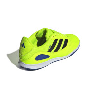 adidas Super Sala III Chaussures de Foot en Salle (IN) Enfants Néon Jaune Bleu Noir