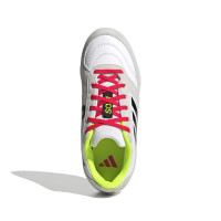 adidas Top Sala Competition II Chaussures de Foot en Salle (IN) Enfants Blanc Gris Rouge Jaune