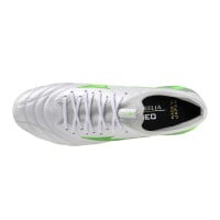 Mizuno Morelia Neo IV Beta Japan Gras Voetbalschoenen (FG) Zilver Felgroen