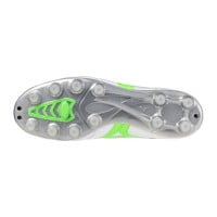 Mizuno Morelia II Pro Gras Voetbalschoenen (FG) Zilver Felgroen