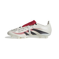 adidas Predator League FT Gazon Naturel Artificiel Chaussures de Foot (MG) Blanc Noir Rouge