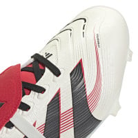 adidas Predator League FT Gazon Naturel Artificiel Chaussures de Foot (MG) Blanc Noir Rouge