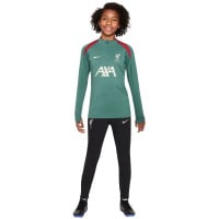 Nike Liverpool Strike Survêtement 1/4-Zip 2024-2025 Enfants Vert Noir Rouge