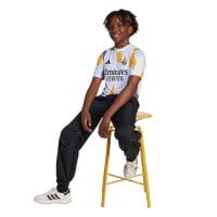 adidas Real Madrid Pre-Match Maillot d'Entraînement 2024-2025 Enfants Blanc Orange Bleu