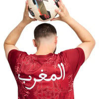 Maillot d'entraînement d'avant-match PUMA Morocco 2024-2026 rouge vert