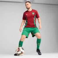 Maillot d'entraînement d'avant-match PUMA Morocco 2024-2026 rouge vert