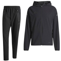 Survêtement à capuche Adidas Tiro 25 Vis Tech Pro entièrement zippé, noir, gris foncé