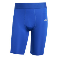 adidas Techfit Short Collant Bleu Blanc Noir