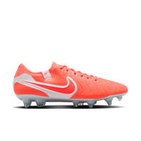 Nike Tiempo Legend 10 Elite IJzeren-Nop Voetbalschoenen (SG) Anti-Clog Felrood Wit