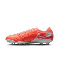 Nike Tiempo Legend 10 Pro Gras Voetbalschoenen (FG) Felrood Wit