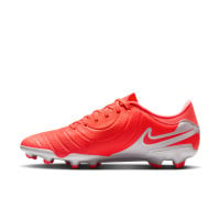 Nike Tiempo Legend 10 Academy Gazon Naturel Gazon Artificiel Chaussures de Foot (MG) Rouge Vif Blanc