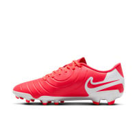 Nike Tiempo Legend 10 Club Gras / Kunstgras Voetbalschoenen (MG) Felrood Wit