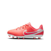 Nike Tiempo Legend 10 Academy Gras / Kunstgras Voetbalschoenen (MG) Kids Felrood Wit