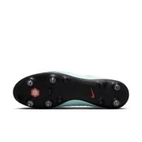 Nike Phantom GX II Academy IJzeren-Nop Voetbalschoenen (SG) Anti-Clog Mintgroen Rood Zwart