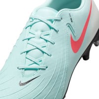 Nike Phantom GX II Academy IJzeren-Nop Voetbalschoenen (SG) Anti-Clog Mintgroen Rood Zwart