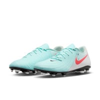 Nike Phantom GX II Club Gras / Kunstgras Voetbalschoenen (MG) Mintgroen Rood Zwart