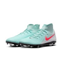 Nike Phantom Luna II Club Gras / Kunstgras Voetbalschoenen (MG) Mintgroen Rood Zwart