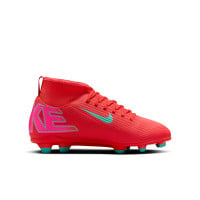 Nike Mercurial Superfly 10 Club Gazon Naturel Gazon Artificiel Chaussures de Foot (MG) Enfants Rouge Turquoise Rose