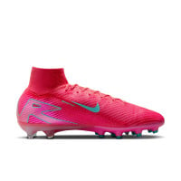 Nike Zoom Mercurial Superfly 10 Elite Kunstgras Voetbalschoenen (AG) Rood Turquoise Roze