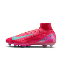 Nike Zoom Mercurial Superfly 10 Elite Kunstgras Voetbalschoenen (AG) Rood Turquoise Roze