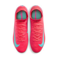 Nike Zoom Mercurial Superfly 10 Elite Kunstgras Voetbalschoenen (AG) Rood Turquoise Roze