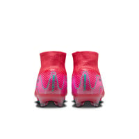 Nike Zoom Mercurial Superfly 10 Elite Kunstgras Voetbalschoenen (AG) Rood Turquoise Roze