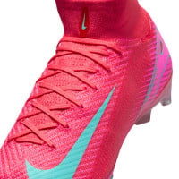 Nike Zoom Mercurial Superfly 10 Elite Kunstgras Voetbalschoenen (AG) Rood Turquoise Roze