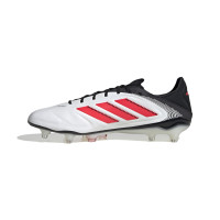 adidas Copa Pure III Elite Gazon Naturel Chaussures de Foot (FG) Blanc Noir Rouge