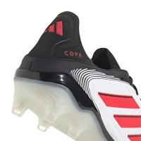 adidas Copa Pure III Elite Gazon Naturel Chaussures de Foot (FG) Blanc Noir Rouge